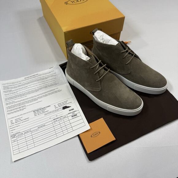 Tod’s POLACCO CASSETTA CHUKKA DESERT BOOTS Size 7.5UK/9US New In Box MSRP $975 main image 8